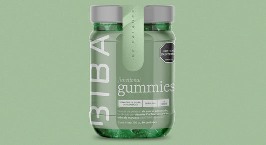 Gomitas Detox BIBA con vinagre de manzana, spirulina y vitamina C